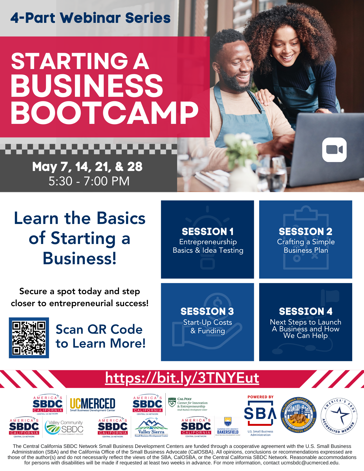 Starting A Business Bootcamp Series May Cal Coastal Sbdc